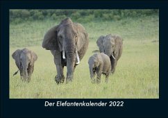Der Elefantenkalender 2022 Fotokalender DIN A5 - Tobias Becker