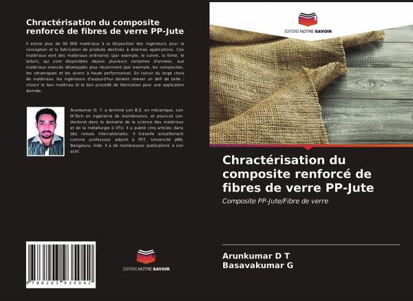 Chractérisation du composite renforcé de fibres de verre PP-Jute Chractérisation du composite renforcé de fibres de verre PP-Jute
