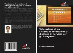 Valutazione di un sistema di formazione a distanza in servizio per gli insegnanti - Ben Seghir, Rabei