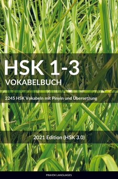 HSK 1-3 Vokabelbuch - Pinhok Languages