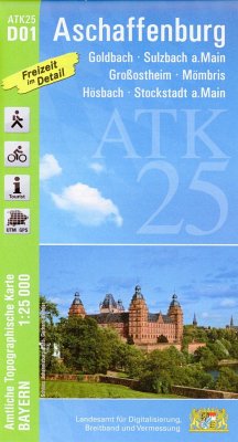 Cover ATK25-D01 Aschaffenburg (Amtliche Topographische Karte 1:25000)