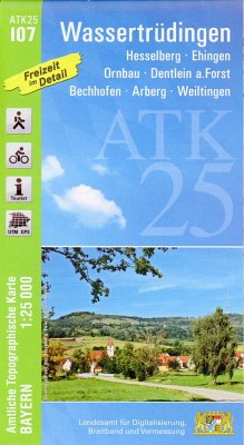 Cover ATK25-I07 Wassertrüdingen (Amtliche Topographische Karte 1:25000)
