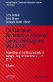 15th European Workshop on Advanced Control and Diagnosis (ACD 2019)
