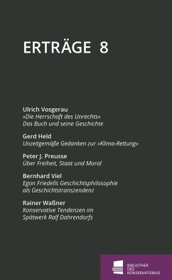 Erträge - Vosgerau, Ulrich; Held, Gerd; Preusse, Peter J.; Viel, Bernhard; Waßner, Rainer