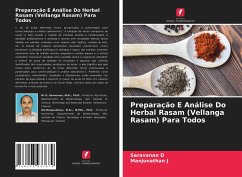 Preparação E Análise Do Herbal Rasam (Vellanga Rasam) Para Todos - D, Saravanan;J, Manjunathan