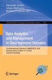 Data Analytics and Management in Data Intensive Domains (eBook, PDF)