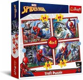 4 in 1 Puzzle - Spiderman (Kinderpuzzle)