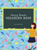 Happy Beach Coloring Book for Kids Ages 3+ (Printable Version) (fixed-layout eBook, ePUB)