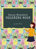 Happy Monsters Coloring Book for Kids Ages 3+ (Printable Version) (fixed-layout eBook, ePUB)