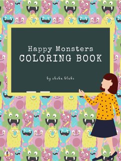 Happy Monsters Coloring Book for Kids Ages 3+ (Printable Version) (fixed-layout eBook, ePUB) - Blake, Sheba