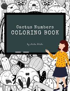 Cactus Numbers Coloring Book for Kids Ages 3+ (Printable Version) (fixed-layout eBook, ePUB) - Blake, Sheba