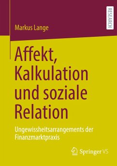 Affekt, Kalkulation und soziale Relation - Lange, Markus