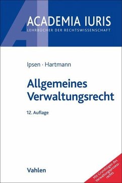 Allgemeines Verwaltungsrecht - Ipsen, Jörn;Hartmann, Bernd J.