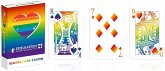 Winning Moves 47384 - Number 1 Spielkarten Rainbow Deck, Französisches Blatt, 54 Karten