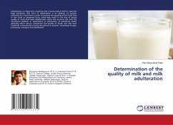 Determination of the quality of milk and milk adulteration