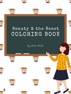 Beauty and the Beast Coloring Book for Kids Ages 3+ (Printable Version) (fixed-layout eBook, ePUB) - Blake, Sheba