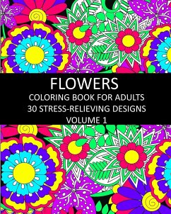 Flowers Coloring Book for Adults - Publishing, Lpb