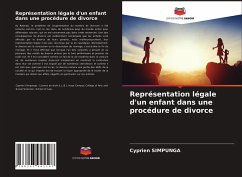 Représentation légale d'un enfant dans une procédure de divorce - Simpunga, Cyprien