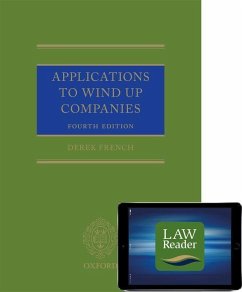 Applications to Wind Up Companies (Book and Digital Pack) - French, Derek; Sime, Stuart