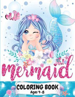 Mermaid Coloring Book Ages 4-8 - Dorny, Lora