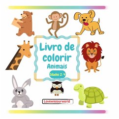 Livro para colorir Animais - Oprea, Gabriela