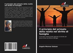 Il principio del primato della realtà nel diritto di famiglia - Moreno Salazar, Ángela