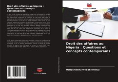 Droit des affaires au Nigeria : Questions et concepts contemporains - Nwosu, Uchechukwu Wilson