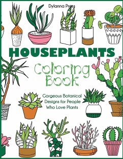 Houseplants Coloring Book - Dylanna Press