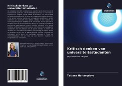 Kritisch denken van universiteitsstudenten - Harlampieva, Tatiana