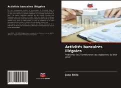 Activités bancaires illégales - Shilo, Jana