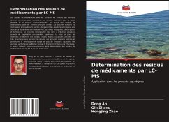 Détermination des résidus de médicaments par LC-MS - An, Dong;Zhang, Qin;Zhao, Hongjing