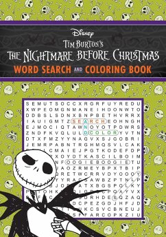 Disney Tim Burton's the Nightmare Before Christmas Word Search and Coloring Book - Editors of Thunder Bay Press