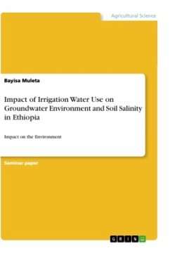 Impact of Irrigation Water Use on Groundwater Environment and Soil Salinity in Ethiopia