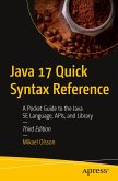 Java 17 Quick Syntax Reference