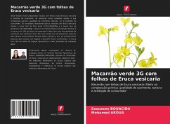 Macarrão verde 3G com folhas de Eruca vesicaria - Bouacida, Saoussen;Aroua, Mohamed