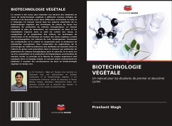 BIOTECHNOLOGIE VÉGÉTALE - Wagh, Prashant