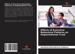 Effects of Executive Behavioral Patterns on Organizational Trust - Soboleva, Anastasia Alexandrovna