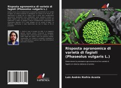 Risposta agronomica di varietà di fagioli (Phaseolus vulgaris L.) - Riofrío Acosta, Luis Andrés