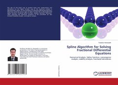Spline Algorithm for Solving Fractional Differential Equations