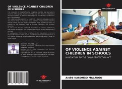 OF VIOLENCE AGAINST CHILDREN IN SCHOOLS - MALANGO, André KASONGO