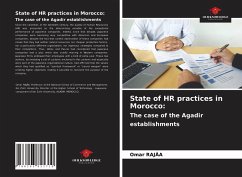 State of HR practices in Morocco: The case of the Agadir establishments - RAJÂA, Omar