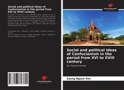 Social and political ideas of Confucianism in the period from XVI to XVIII century - Nguen Van, Zyong