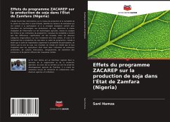 Effets du programme ZACAREP sur la production de soja dans l'État de Zamfara (Nigeria) - Hamza, Sani