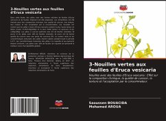 3-Nouilles vertes aux feuilles d'Eruca vesicaria - Bouacida, Saoussen;Aroua, Mohamed