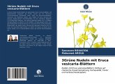 3Grüne Nudeln mit Eruca vesicaria-Blättern