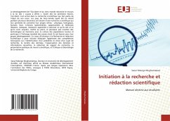 Cover Initiation à la recherche et rédaction scientifique