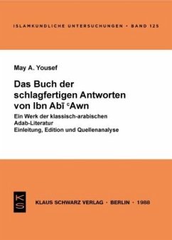 Das Buch der schlagfertigen Antworten von Ibn Abi 'Awn - Yousef, May A.