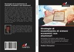 Strategie di investimento di sistemi economici non stazionari