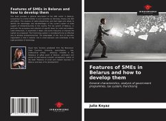 Features of SMEs in Belarus and how to develop them - Knyaz, Julia