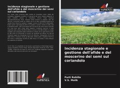 Incidenza stagionale e gestione dell'afide e del moscerino dei semi sul coriandolo - Rohilla, Purti;Malik, V.S.